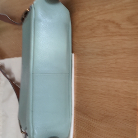 Fossil "Harper" Small Flap Crossbody in Baby Blue - Picture 4 of 7